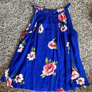 Girls flowy flower tank
